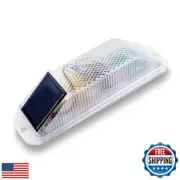 Aolyty Solar Strobe Warning Light Sensitive LED Warning Lamp Super Bright Wat