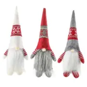 Christmas Gnome Holiday Decoration Handmade Standing Scandinavian Tomte for