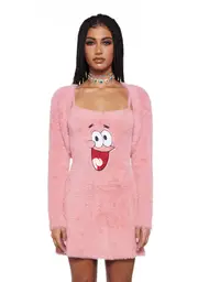 [Dolls Kill x SpongeBob] Patrick Soak Up My Love Dress And Shrug Set