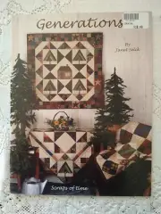 Quilt Pattern Book: Generations by Janet Selck Scraps of Time (2001, Paperback)