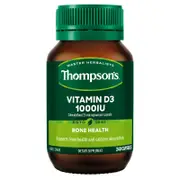 Thompson's Vitamin D3 1000 IU 240 Capsules - Bone & Immune Support
