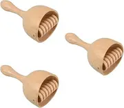 3pcs Wood Massage Set Handheld Massager Wooden Facial Tool Muscle Relaxation