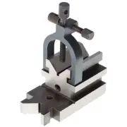 Angle V-Block Hardened Steel 3-1/2" x1-7/8" x1-7/8" With Clamp Set 0.0003