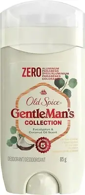 4x Old Spice GentleMan's Collection Deodorant Eucalyptus with Coconut Oil, 85g