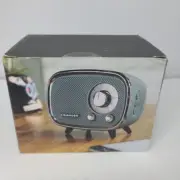 NEW Crosley CR3039A-TN Rondo Retro Style Bluetooth Speaker - Tourmaline
