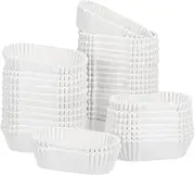 2000pcs Oval Cake Cups Disposable Baking Cups Cake Cup Wrap Paper Boat Shape Cake Cups Party Supplies for Cakes Muffins