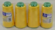 Birch Overlocker Thread 4 x 2500m Cones, 100% Polyester, Colour GOLD