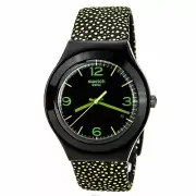RARE MINT Swatch Animal Irony Big YELLOW DROPS YGB4004 Aluminum Watch *VINTAGE*