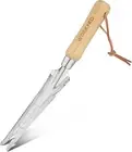 WORKPRO Hand Weeder Puller, 5-in-1 Stainless Steel Garden Trowel with Wooden Han