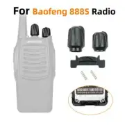Volume And Channel Selector Knob+Battery Locks for BaoFeng BF-888s Walkie Talkie
