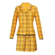 Clueless Cher Horowitz Cosplay Costume Outfits Cosplay Costume Movie Cosplay for Women's Adults' Carnival Performance Party