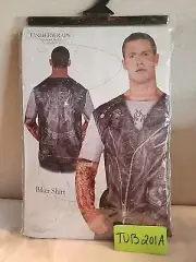 Underwraps Men's Biker Shirt One Size