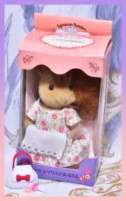 Vtg Sylvanian Families Japan Chipmunk Squirrel Mother リ-12 Calico Critters 1993