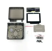 GBA SP Game Boy Advance SP IPS Ready Housing Shell Clear Black GameBoy