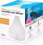 Crane Ultrasonic Cool Mist Small Personal Humidifier Diffuser Option Nightlight