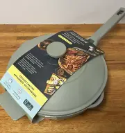 Authentic kitchen Ceramic Nonstick 10.3” Multi-function Skillet Deep Frying Pan