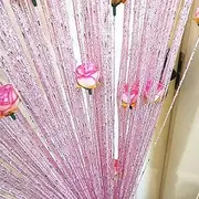 Door Drape Beads | Beaded Door Curtains | Privacy Door Curtain, Window Panel Decor, Room Divider Drape, Door Tassel, Beaded Curtain Panel, Doorway Bead Drape, Privacy Window Drape
