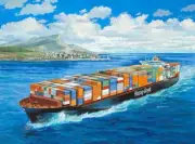 Model Ship Building Kit Model Kit Assembly Revell Portacontainer Ship
