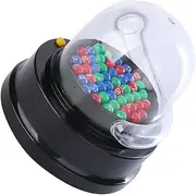 MOLUCKFU Jackpot Machine 1 Set Electric Machine Mini Machine Electric Bingo Machine Eletronic Number Picking Device Balls Candy Machine Vending Machine for Wheel Game Plastic Black