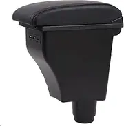 Center Armrest Box Car Armrest Box Interior for Logan Armrest for Sandero 2 2018 Special Retrofit Parts Center Storage Box(A2 Artificial Leather)