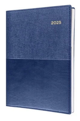 2025 Collins Vanessa A5 Week To View Diary 210x148mm 185.V99-25 - Blue