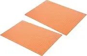 Angoily Double-Sided Quilting Cutting Pad 2pcs Sewing Mat for Crafts Double-Sided Cutting Board