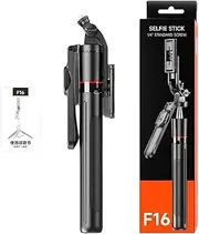 Phone Selfie Stick | Multifunctional Selfie Stick | 2-in-1 Lightweight Anti-Slip Wireless Phone Tripod for Vlog, Travel, Live Streaming, Filming, Camping