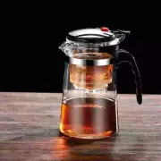 Heat Resistant Glass Teapot, One Click Filtering Teapot, Water Separation Filter