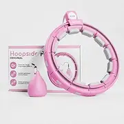 Hoopside Pro Smart Hula Hoop Quiet for Continuous Hulling, Does Not Fall Down, Suitable for Beginners, Hula Hoop for Weight Loss, with Massage Knobs, 18 Removable Links
