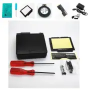 NEW GBA SP Game Boy Advance SP Replacement Housing Shell Screen Lens Black USA!