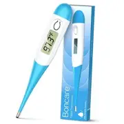 Boncare Thermometer for Adults with 10 Seconds Fast Reading, Digital Light blue