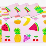 Party Perfect Pink Tablecloth: Vibrant Two-tti Frutti 2nd Birthday Decorations,