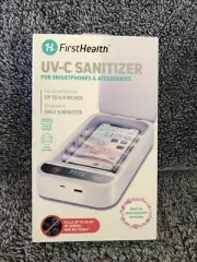 FirstHealth UV-C Sanitizer for Smartphones & Accessories Fits Smartphones 6.9"