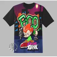 在飛比找蝦皮購物優惠-T 恤 Friday Night Funkin FNF 3D