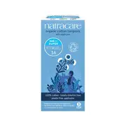 Natracare Organic Cotton Tampons Super with Applicator x 16 Pack