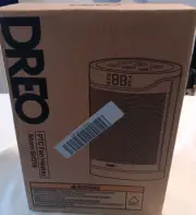 Dreo PTC fan Heater ATOM SH318 Silver Portable Electric Space Heater for Home