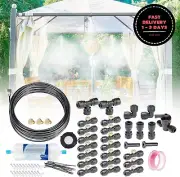 Sistema de nebulización para patio exterior para enfriar al aire libre