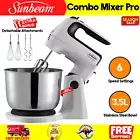 Cake Stand Combo Mixer Pro Mixing Machine Electric Beater Food Dough Beat Whisk