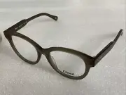 NEW Chloe CH0163O 008 Brown Frame Eyeglasses 53-18-145 RX Demo Lens