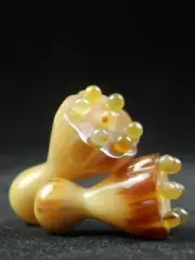mini Horn Gua Sha Natural Scraper Massage Tool Facial Care 水牛角莲蓬经络刷 面部眼部 刮痧按摩棒