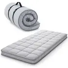 4Inch Cot Mattress Topper,Small Single Gel Infused Memory Foam,Machine Washab...