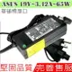 ASUS 19V，3.42A 充電器(原廠規格) 65W，S1N，S13N，S1000N，S1300N，S5200A，S5A，S6F，S6FM，S96F，S7F，P50IJ-X1，SADP-65KB C，SADP-65KB D，SKUSS6-ACAD，SPN-245，SPN-460-19A，TI1506，UP06011200.STD-1934P，PA-1350-02，UL20A，U20A，UL30，UL30A，UL30V，UL30Vt，UL50，UL50A，UL50Ag，UL50V，UL50Vg