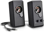 JSEIAJB Multimedia Desktop 2.0 Small Speaker Laptop Mobile Phone Computer Stereo Outdoor Subwoofer Cable
