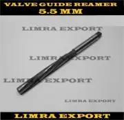 5.5MM DIA VALVE GUIDE REAMER 4" LONG HELIX FLUTE H-7 HSS PLASTIC CASE BEST IND