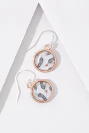 Drift Sterling Silver Drop Earrings--NES-RD-DRIFT