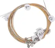 SUPVOX 1 Set Lyre Harp Replacement Strings Set with Rivets Durable Metal Strings for Sound and Easy Maintenance for Musicians and Enthusiasts the Go