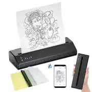 Wireless Tattoo Stencil Printer Thermal Printer Format A4 Bluetooth Connect Lot