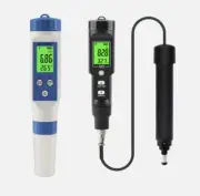 PH EC Temp Salinity DO Meter Dissolved Oxygen 0-40mg/l saturation: 0.0-300%