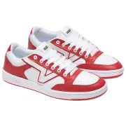 Vans Lowland CC White Red Casual VN0A7TNL6RT Size 8-13 Brand New