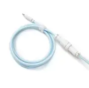 Keychron Coiled Aviator Cable (Light Blue / Straight)